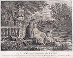 The Greek Woman Leaving the Bath, Joseph Vernet  French, Engraving
