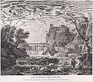 The Little Waterfalls, Joseph Vernet French, Engraving