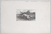 Studies of Hunting Dogs, Carle (Antoine Charles Horace) Vernet  French, Lithograph