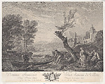 Second View of the Levant, Joseph Vernet  French, Engraving; first state of two