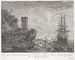 The Corsican Fishermen, Joseph Vernet French, Engraving