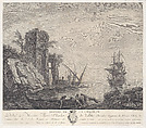 Departure of the Ship, Joseph Vernet French, Engraving
