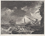 Effect of Thunder, Joseph Vernet French, Engraving