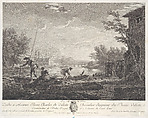 The Morning, Joseph Vernet French, Engraving; third state of four