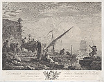 First View of the Levant, Joseph Vernet French, Engraving; first state of two