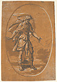 Olympus (Surprise), Niccolò Vicentino (Italian, active ca. 1510–ca. 1550), Chiaroscuro woodcut from three blocks in brown ink; fourth state of six