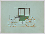 Rockaway #4037, Brewster & Co. American, Graphite, pen and black ink, watercolor and gouache with gum arabic