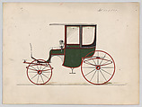 Rockaway #4114, Brewster & Co. American, Pen and black ink, watercolor and gouache with gum arabic