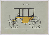 Rockaway #3982, Brewster & Co. American, Pen and black ink, watercolor and gouache with metallic ink