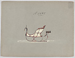 Sleigh with Rumble Seat # 3848, Brewster & Co. American, Watercolor and ink with gum arabic