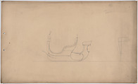 Tub Sleigh with rumble seat  #24871
, Brewster & Co.  American, Graphite