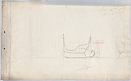Tub/Carriole  Sleigh  #3899, Brewster &amp; Co. (American, New York), Graphite and red crayon