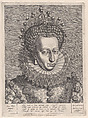Portrait of Catherine de Bourbon, Jan (Johannes) Wierix  Netherlandish, Engraving