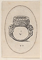 Design for a Ring Watch, Plate 32 from Livre d'Aneaux d'Orfevrerie, Pierre Woeiriot de Bouzey II (French, Neufchâteau 1532–1599 Damblain), Engraving