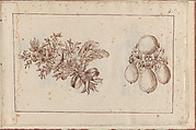 Joaillerie: Album of Jewelry Designs, Page 6, Anonymous, French , 18th century French, Brown ink