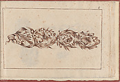 Joaillerie: Album of Jewelry Designs, Page 8, Anonymous, French , 18th century French, Brown ink