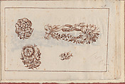 Joaillerie: Album of Jewelry Designs, Page 9, Anonymous, French , 18th century French, Brown ink