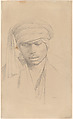 Assan, a Young Man, Jean-Léon Gérôme French, Graphite