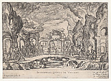 Fifth Interlude: Vulcan (Intermedio quinto di Volcano), from "Seven Interludes for the wedding celebration of Cosimo de' Medici in Florence, 1608", Remigio Cantagallina (Italian, Borgo Sansepolcro ca. 1582–1656 Florence), Etching