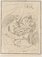 The Holy Family with the infant Saint John the Baptist, Giuseppe Canale (Italian, Rome 1725–1802 Dresden), Etching