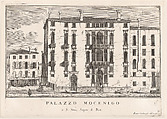 Plate 91: View of the Mocenigo Palace in Campo San Stae, Venice, 1703, from "The buildings and views of Venice" (Le fabriche e vedute di Venezia), Luca Carlevaris (Italian, Udine 1663/65–1730 Venice), Etching