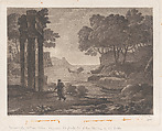 Seascape, after Claude Lorrain's "Liber Veritatis", Ludovico Caracciolo Italian, Etching and aquatint printed in brown ink