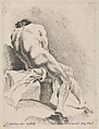 Academic Study, seen from the back, Carlo Innocenzo Carloni  Italian, Etching