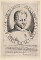 Portrait of Alessandro Casolani, Bernardino Capitelli  Italian, Etching