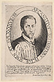 Portrait of Arcangelo Salimbeni, Bernardino Capitelli  Italian, Etching