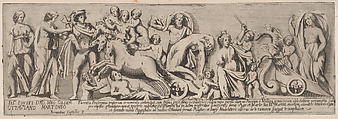 The Rape of Persephone, Bernardino Capitelli  Italian, Etching; second state of two