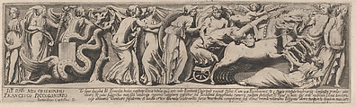 The Rape of Persephone, Bernardino Capitelli  Italian, Etching