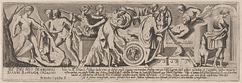 The Death of Meleager, Bernardino Capitelli  Italian, Etching