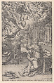 The Annunciation, Mario Cartaro  Italian, Engraving