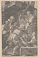 The Entombment, Mario Cartaro (Italian, born Viterbo, active Rome ca. 1557–88, died 1620), Engraving