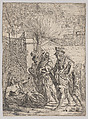 Alexander the Great meeting Diogenes, Anonymous, Etching