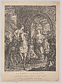 Edward the Martyr, Andrea Casali  Italian, Etching