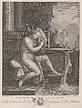 Susanna at the bath, Jacques Bouillard French, Engraving
