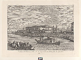 View of the Villa Pisani, Giovanni Francesco Costa (Italian, Venice, 1711–1772/73), Etching