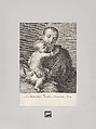 Saint Stanislaus Kostka holding the Christ child in his arms, Joseph Wagner Italian, Etching and engraving