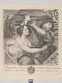 Joseph and Potiphar's Wife, Lorenzo Zucchi  Italian, Etching