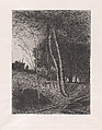 Alpine pasture (Pascolo alpestre), Angelo di Cervignasco Italian, Etching