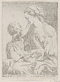 Virgin and Child, Giovanni David Italian, Etching