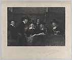 The Syndics, Léopold Flameng French, Etching; proof