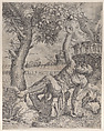 Tantalus, Giulio Sanuto Italian, Engraving; second state of two