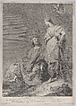 Christ and the woman of Samaria at the well, from the series of 112 prints of the sacred history, after the painting by Giovanni Battista Piazzetta, Pietro Monaco  Italian, Etching and engraving