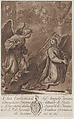 The Annunciation, after Poccetti, Bernardino Poccetti Italian, Etching and sulphur tone printed in brown
