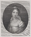 Portrait of Mariana Carolina, Grand Duchess of Tuscany, Antonio Perfetti  Italian, Engraving