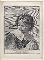 Plate 4: Boy with a lace collar holding a piece of fruit in his hands; from "Icones ad vivum expressae", Giovanni Cattini  Italian, Etching
