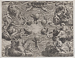 Allegory relating to the Medici family, Johann Friedrich Greuter German, Engraving