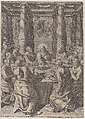 The Last Supper, Giovanni Battista Mazza  Italian, Engraving